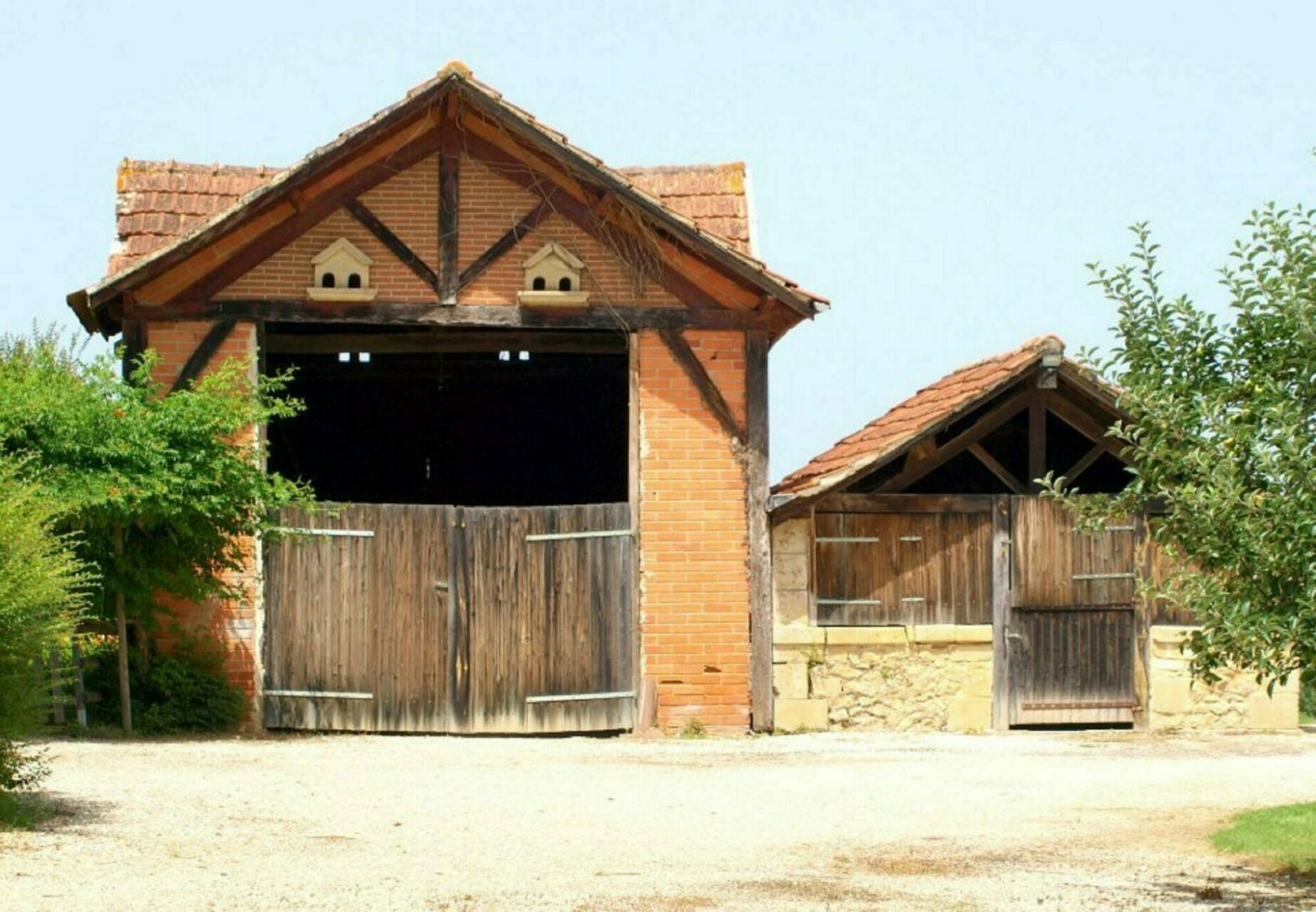 Le séchoir à tabac de la Maison d'hôtes près de Bergerac en Dordogne