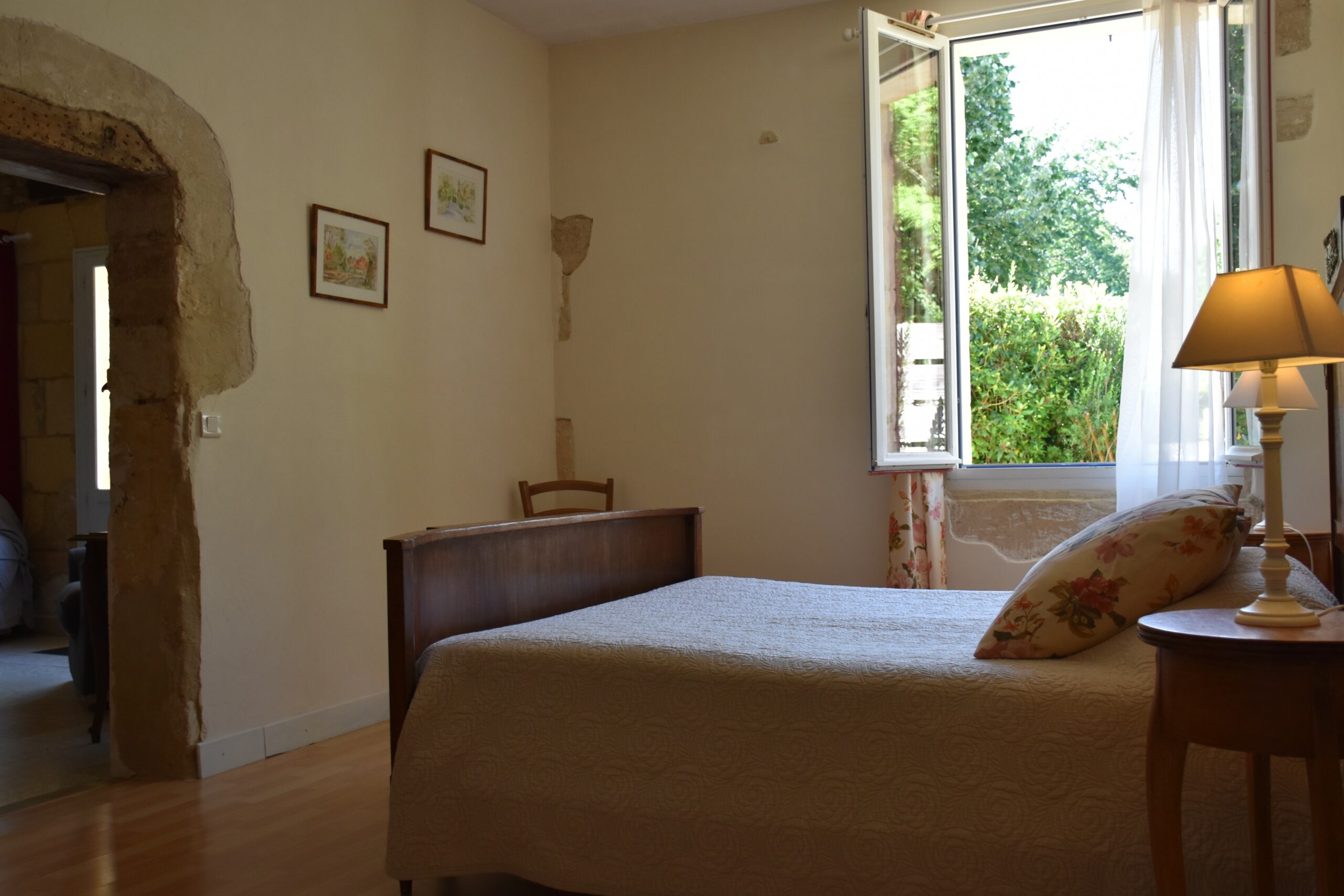parent bedroom 5 guests holiday rental - chambre double gite 5 personnes