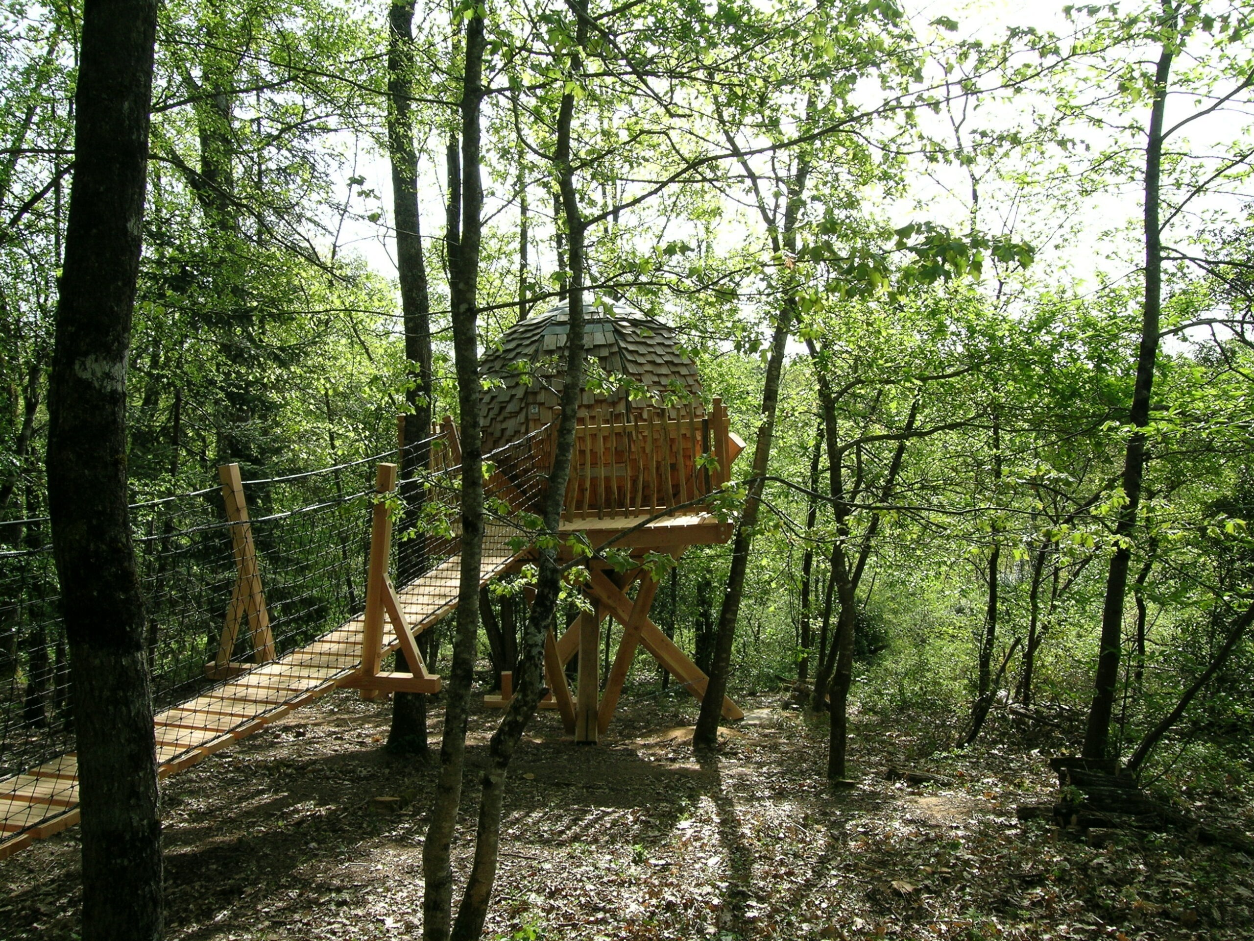 Accès à la cabane perchée - Bergerac - Périgord