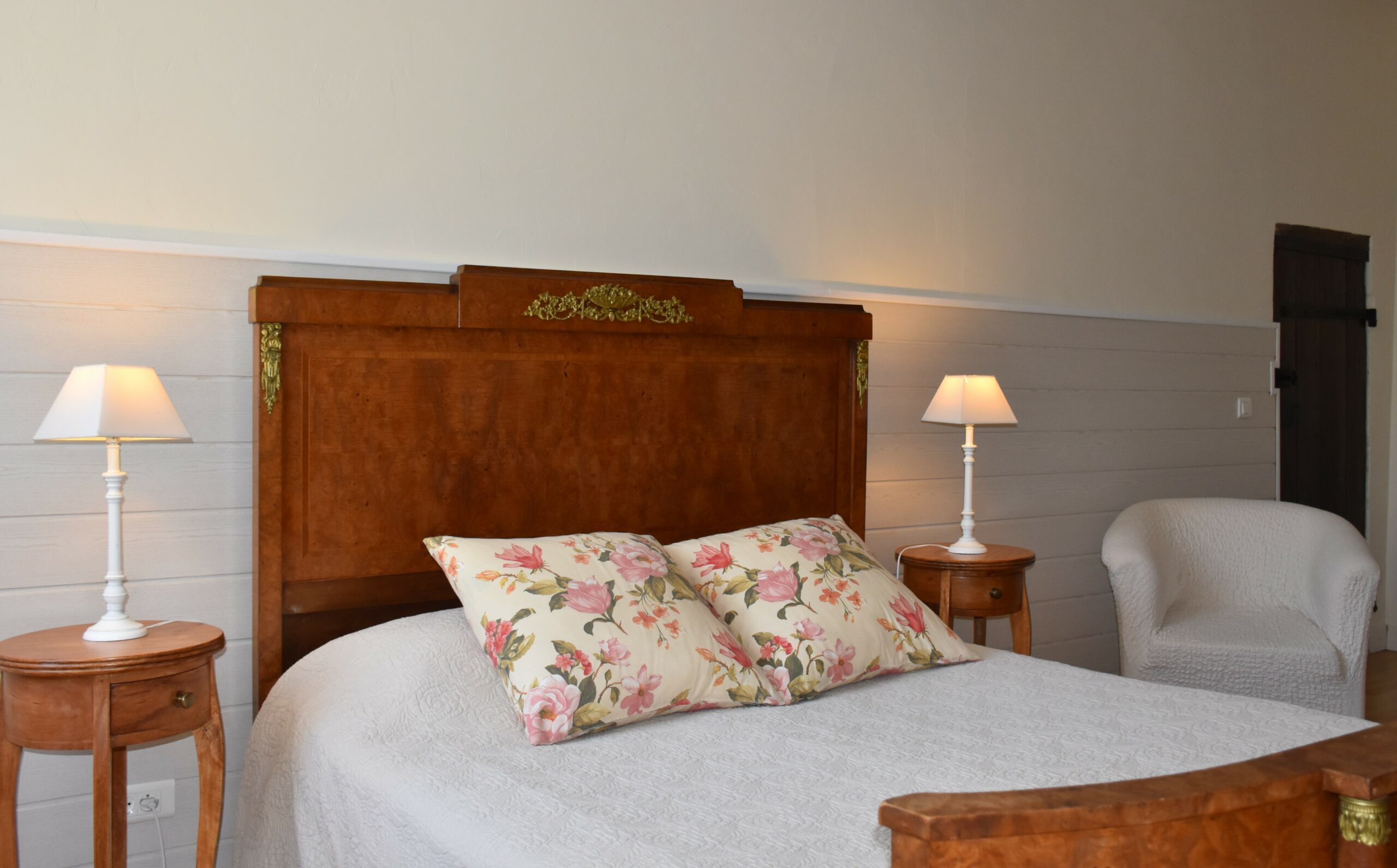 parent bedroom 5 guests holiday rental - chambre double gite 5 personnes